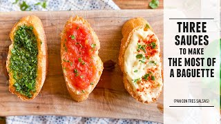 3 Simple Sauces to Jazz up an Ordinary Baguette  Easy amp Delicious Recipes [upl. by Inahs127]