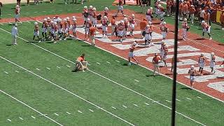 Arch Manning Warming Up Before Colorado State Game [upl. by Stultz827]