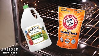 How To Clean Your Oven With Baking Soda And Vinegar [upl. by Aeslek]