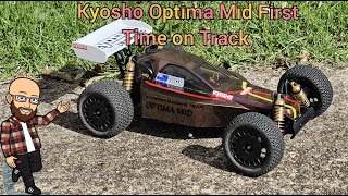 Kyosho Optima Mid First Time on Track [upl. by Eiznek]