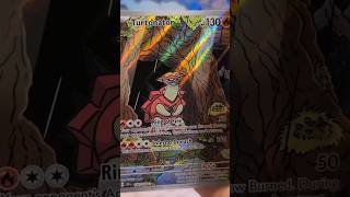 Turtonator Illustration Rare Another awesome Stellar Crown pull pokemon pokemontcg stellarcrown [upl. by Anrahc]