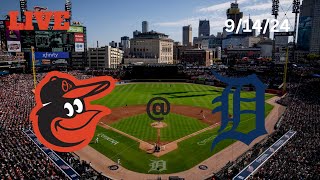 Baltimore Orioles  Detroit Tigers  LIVE PlaybyPlay amp Commentary  91424  Game 149 [upl. by Paugh]