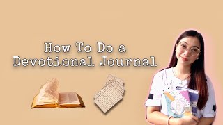 How To Do a Devotional Journal  SOAP method Bible Study [upl. by Ivanah]