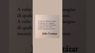 letteratura citazioni frasi poesia massime juliocortazar [upl. by Bartolome477]