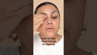 How To PREP Your Eyelids To AVOID Creasing shorts [upl. by Sanderson474]