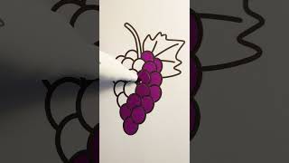 Color with me I Grape I Relaxing I Satisfying I I Coloring I Color Your Time [upl. by Alexandros]