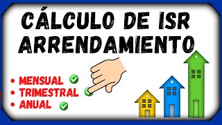 Cálculo de ISR Arrendamiento Mensual Trimestral y Anual en Excel 2024 Ejemplos Prácticos [upl. by Inneg649]