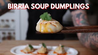 HOW TO MAKE SOUP DUMPLINGS FROM SCRATCH  BIRRIA Xiao Long Bao shorts [upl. by Millda]