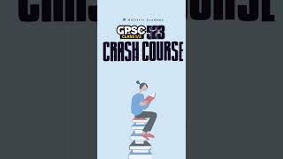 🌟 Holistic Academy – GPSC Crash Course 🌟 [upl. by Kolva]