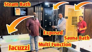 India biggest manufacturers Jacuzzi steam Bath sauna bath swimming pool all india🇮🇳 delivery [upl. by Sillyhp]