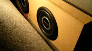 2 12quot shallow mount subwoofers [upl. by Ydospahr566]