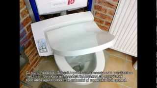 Geberit AquaClean 5000 Vezi un capac wc cu bideu in functiune wwwjollyclujro [upl. by Dick]