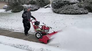 The Ultimate Sidewalk Snow Sweeper  Turf Teq Snow Removal Machines [upl. by Animlehliw907]