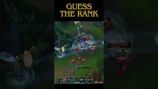 GUESS THE RANK 🩷 WRITE IN COMMENT 👇epicmoments leagueoflegends lol gaming highlights [upl. by Una680]