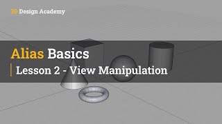 Autodesk Alias Basic Tutorials 2  View Manipulation [upl. by Fahland]