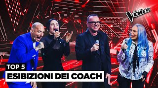 Le 5 esibizioni migliori dei coach di The Voice  Compilation [upl. by Cowey]