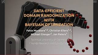 Dataefficient Domain Randomizationwith Bayesian Optimization  ICRA 2021 [upl. by Auerbach]