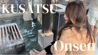 Natural Hot Spring kusatsu Onsen Gunma Prefecture [upl. by Collins]