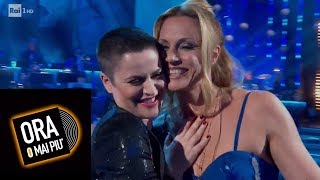 Annalisa Minetti e Silvia Salemi cantano quotAlmeno tu nelluniversoquot  Ora o mai più 23022019 [upl. by Joshua]