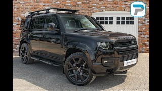 202222 LAND ROVER DEFENDER D300 30 SE HARD TOP IN SANTORINI BLACK METALLIC WITH BLACK LEATHER [upl. by Akiam]