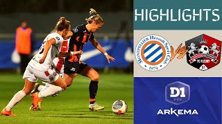 Montpellier vs FC Fleury 91 Womens Division 1 Highlights  Match Day 5 [upl. by Icaj]