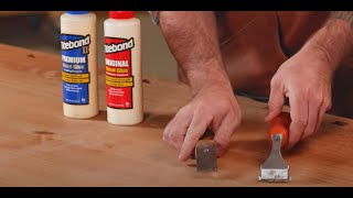 Titebond Glue Cleaning Strategies [upl. by Erhard]