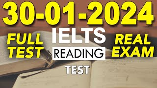 IELTS Reading Practice Test 2024 with Answers  30012024 [upl. by Uriisa]