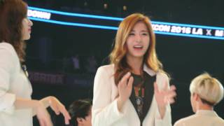 KCON LA 160731 July 31 2016 Ending MONSTA X ASTRO TWICE Eric Nam Davichi TaeTiSeo BTS [upl. by Elfstan]