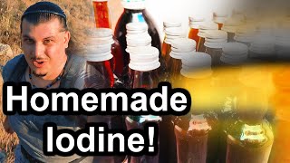 IODINE The quickest way to BREW your own medicine Black walnut tincture Consumable [upl. by Dee223]