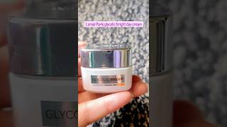 REVIEW OF LOREAL PARIS GLYCOLIC BRIGHT DAY CREAM😱✅ lorealparis shorts lorealparismakeup [upl. by Alfi]