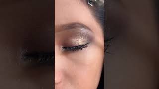 Golden Glitter Eye makeup Look ❤ [upl. by Wilkins]