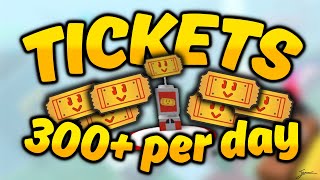 How to get 300 TICKETS A DAY in Bee Swarm Simulator [upl. by Noletta]