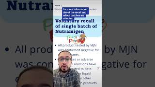 Nutramigen recall [upl. by Cyb]