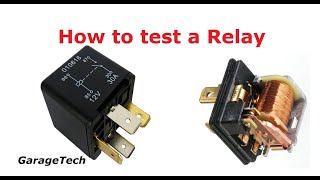 How to test a Relay [upl. by Elke]