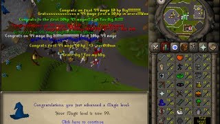 99 MAGIC 10 HP  ULTIMATE ACHIEVEMENT First in OSRS [upl. by Giacomo]