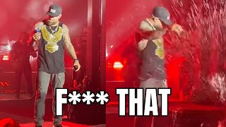 Brantley Gilbert SMASHES Bud Light on Stage After Someone Tossed Him One [upl. by Ramilahs177]