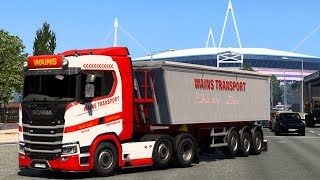 Transporting Barley in Scania Driven by Jemma Warren at Wains Transport  ETS2 [upl. by Sherburne]