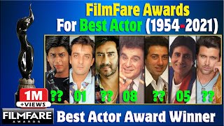 Best Actor Filmfare Awards all Time List  1954  2021  All Filmfare Award Show NOMINEES AND WINNER [upl. by Haberman354]