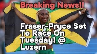 Shelly Ann FraserPryce Spitzen Leichtathletik Luzernparis2024 diamondleague athletics nbcsports [upl. by Nnail]