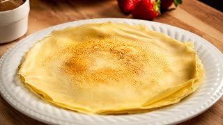 How to Make Crepes  Thin French Crepe Recipe [upl. by Nahttam]