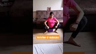 Cervix opening asana called malasanayoga with Vandana viralshort [upl. by Alinoel]