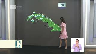 El Tiempo en Cuba algunas lluvias en occidente y centro [upl. by Malca158]