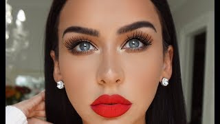 GET READY WITH ME CLASSIC GLAM KKW REVIEW [upl. by Yentrok]