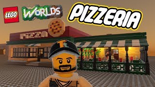 Lego Worlds  Pizzeria amp The Perfect Oak  Jaspers Creations Part 5 [upl. by Nahtnanhoj]