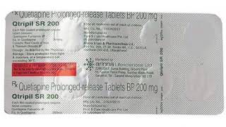 Qtripil SR 200 Tablets Quetiapine Prolongedrelease Tablets BP 200 mg [upl. by Drain]