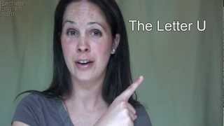 How to Pronounce the Letter U  American English [upl. by Harrison]