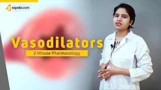 Vasodilators  Pharmacology Video  Medical Education  VLearning™  sqadiacom [upl. by Nassi970]