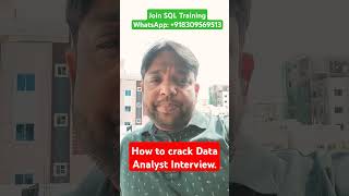 How to crack Data Analyst Interview What need to learn for data Analyst interview careerguidance [upl. by Suoicul513]