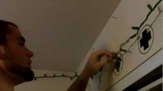 Dorm DIY  How to Create Custom Dorm Lighting with Christmas Lights and a Dimmer [upl. by Kristel543]