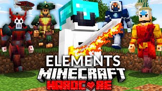 100 Players Simulate Minecrafts Elemental Tournament [upl. by Ennovehc]